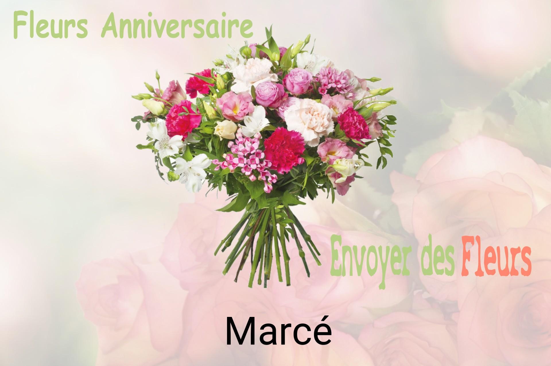 Bouquet de fleurs d’anniversaire livré à Marcé
