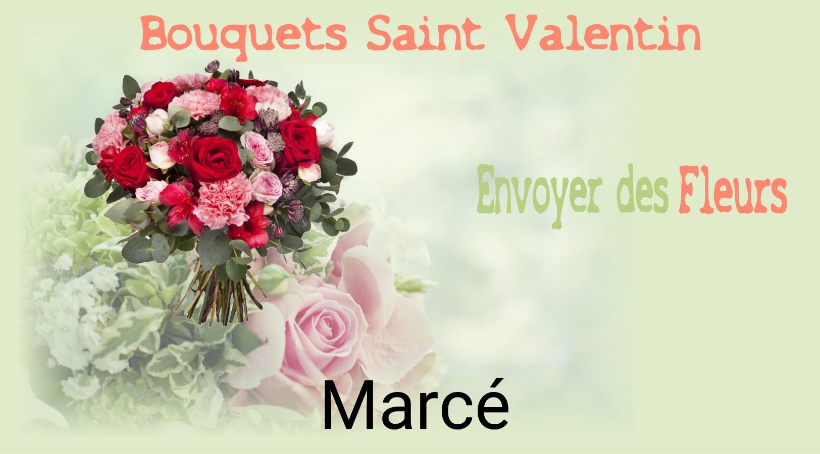Roses de Saint-Valentin livrées à Marcé
